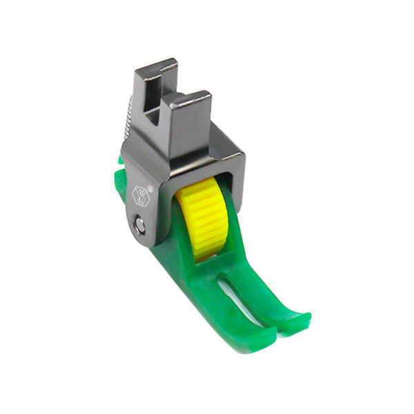 Wide Gap Roller Foot for Flatbed Sewing Machine