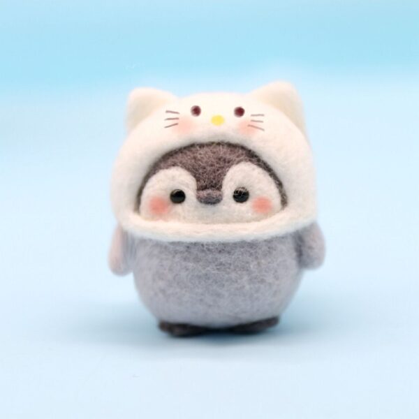 Adorable Penguin Wool Felt Craft Kit - 图片 4